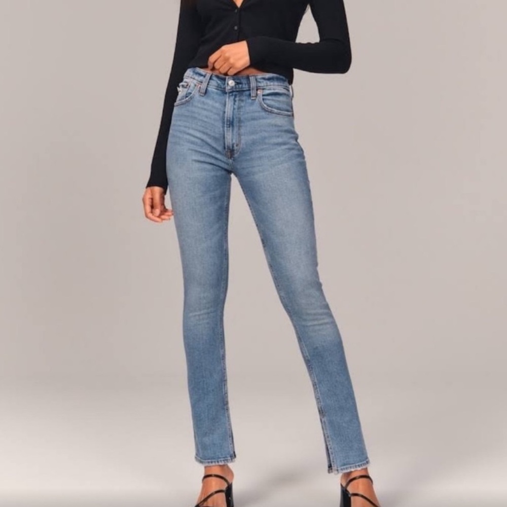 Abercrombie The Skinny High Rise Jeans Curve Love